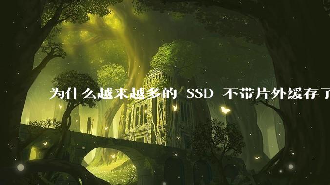为什么越来越多的 SSD 不带片外缓存了？