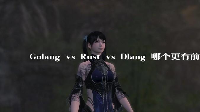 Golang vs Rust vs Dlang 哪个更有前途，哪位大牛这 3 门语言都用过？