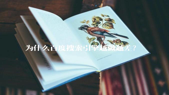 为什么百度搜索引擎越做越差？