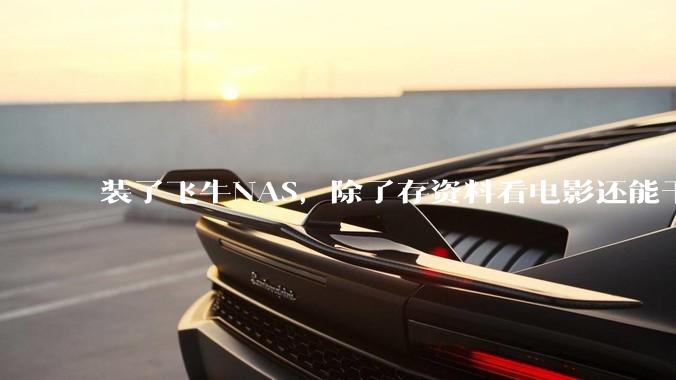 装了飞牛NAS，除了存资料看电影还能干什么？