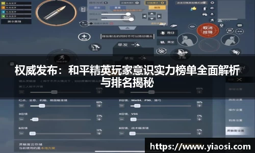权威发布：和平精英玩家意识实力榜单全面解析与排名揭秘